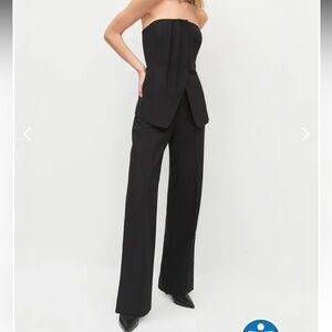 NWT Favorite Daughter The Odessa Pant PANTS Black NEW